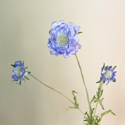 Artificial Scabiosa Blue 64cm - S058 F3