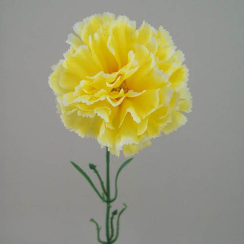 Silk Carnations Yellow 45cm - C001J J3