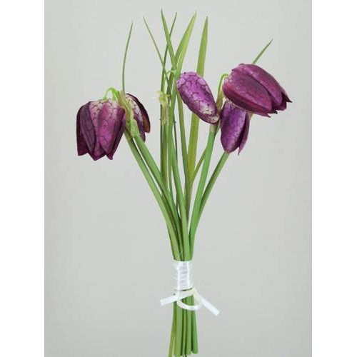 Artificial Fritillaria Bundle Aubergine 26cm - F014 II3 Artificial Fritillaria Bundle Aubergine 26cm - F014 II3