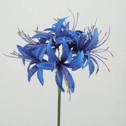 Silk Nerine Lily Blue 70cm - N003 K4