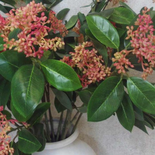 Artificial Skimmia Red 70cm - S054 KK2