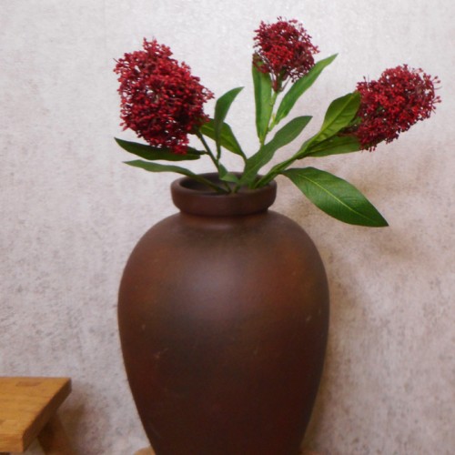 Artificial Skimmia Red 60cm - S029 