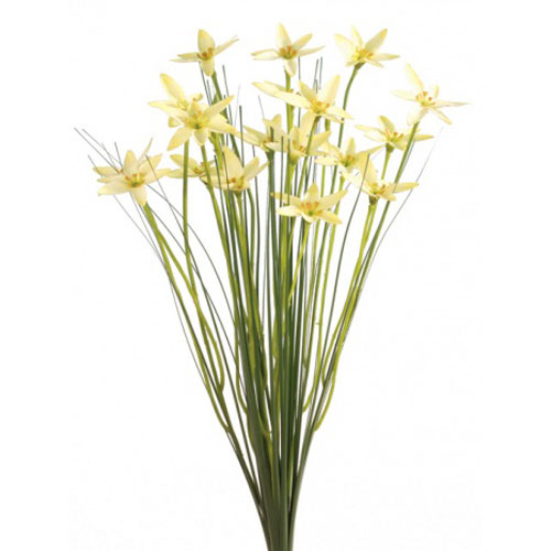 Artificial Star Flowers with Grass Yellow 43cm - S093 KK3 Artificial Star Flowers with Grass Yellow 43cm - S093 KK3