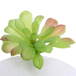 Artificial Succulents Green with a hint of Red 6.5cm - SUC017 GS2C