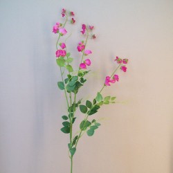 Extra Long Artificial Sweet Peas Stem Pink - S112 Q1