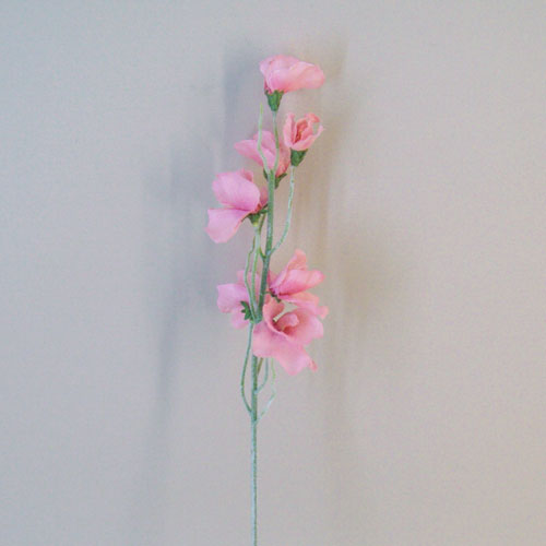 Luxury Artificial Sweet Peas Stem Pink - S100 Q3