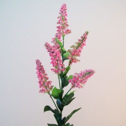 Artificial Veronica Cottage Garden Flowers Pink 87cm - V018 R3