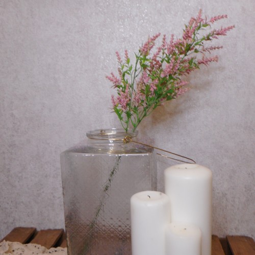 Artificial Veronica Flowers Pale Pink 70cm - V006 HH4