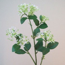 Artificial Viburnum Buds Cream Green 80cm - V030 KK3