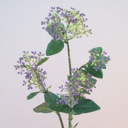 Artificial Viburnum Buds Purple Green 80cm - V031 GG3