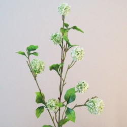 Artificial Viburnum | Geulder Rose Cottage Garden Cream 75cm - V026 R3
