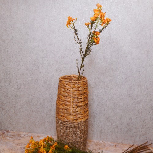 Artificial Wax Flowers Orange 66cm - W032 U3