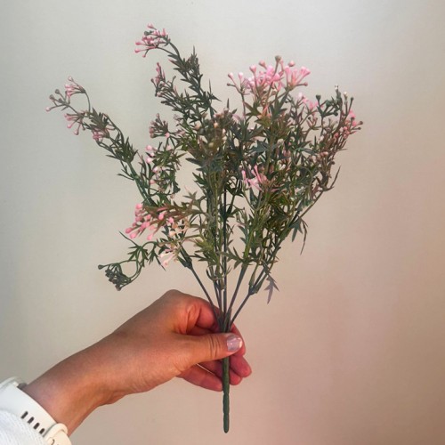 Artificial Wax Flowers Buds Pink - WAX002 DD1 Artificial Wax Flowers Buds Pink - WAX002 DD1