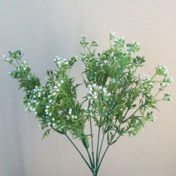 Artificial Wax Flowers Buds White - WAX001 DD1