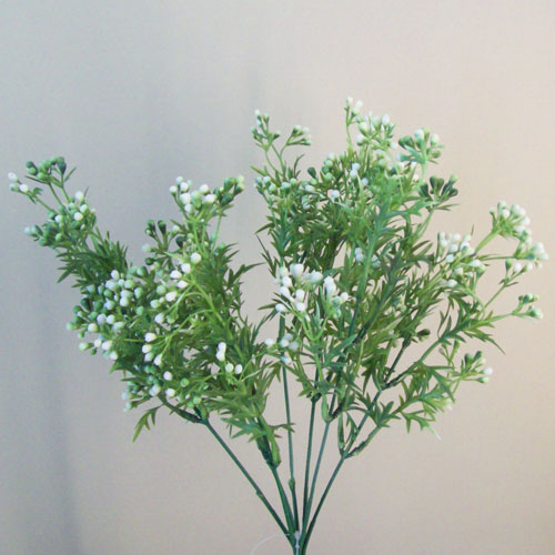 Artificial Wax Flowers Buds White - WAX001 DD1 Artificial Wax Flowers Buds White - WAX001 DD1