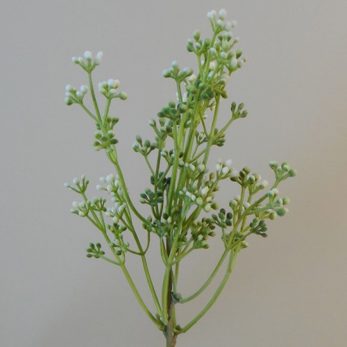 Short Stem Artificial Wax Flower Buds White 36cm - W069 II1 Short Stem Artificial Wax Flower Buds White 36cm - W069 II1