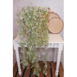 Artificial Trailing Plants White Wax Flower Buds 94cm - W070 BB4
