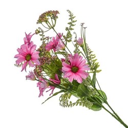 Artificial Wild Flowers Bouquet Pink 54cm - W039 U2