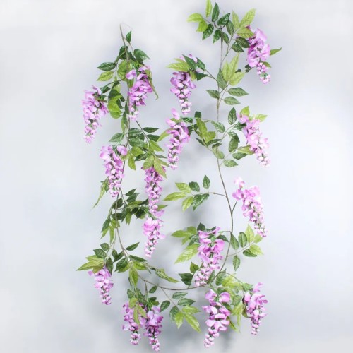 Artificial Flowers Lilac Purple Wisteria Garland 210cm - W044 Artificial Flowers Lilac Purple Wisteria Garland 210cm - W044