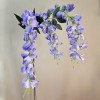 Artificial Wisteria Three Lavender Flowers 105cm - W072 Artificial Wisteria Three Lavender Flowers 105cm - W072