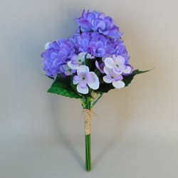 Artificial Flowers Posy Zinnias and Blossom 32cm - Z030 GS4C