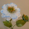 Zinnia and Bud Blue 43.5cm - Z041 T2