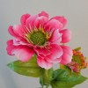 Zinnia and Bud Hot Pink 43.5cm - Z039 