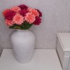 Artificial Zinnias Coral 46cm - Z010 S2