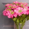 Zinnia and Bud Hot Pink 43.5cm - Z039 