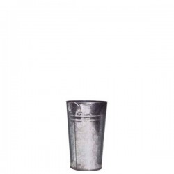 25cm Galvanised Flower Vase - GAL010