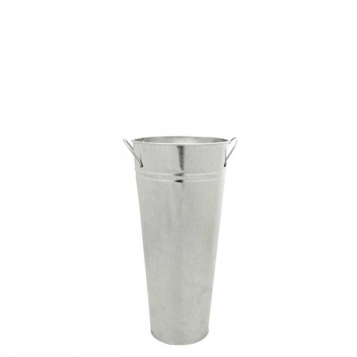 38cm Galvanised Flower Vase - GAL009
