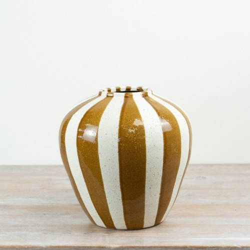 Betty Vase Mustard 27cm - VS042