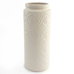 Matt Black Shaped Vase 30cm - VS024
