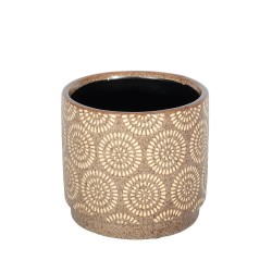 Hamilton Plant Pot Cover Brown 13cm - POT007 11C