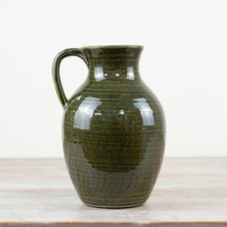 Viona Pitcher Vase Green Large 19.5cm - VS045