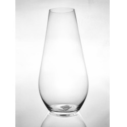 Hampton Clear Glass Flower Vase 30cm - GL149 MIDDLE