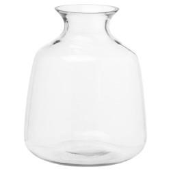 Hydria Clear Glass Flower Vase 31cm - GL204