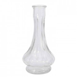 18cm Clear Glass Cylinder Bud Vase - GL107 7D