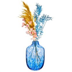 Home Store Clear Glass Bottle Flower Vase 16cm - VS043 9C