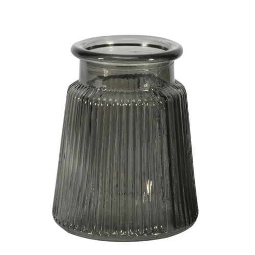 Oscar Glass Vase Dove Grey 12cm - GL063 Oscar Glass Vase Dove Grey 12cm - GL063