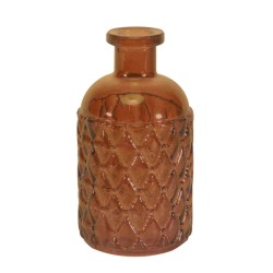 Romagna Glass Vase Honey Brown 13cm - GL207