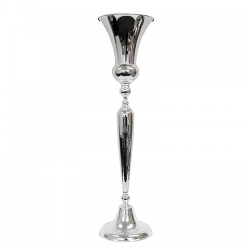 Home Store 98cm Silver Urn Pedestal Vase on Stand - SIL002 7E