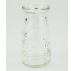 Home Store Clear Glass Milk Bottle Flower Vase 16cm - VS044 2A