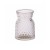 10.5cm Pressed Glass Flower Vase - GL046 1C