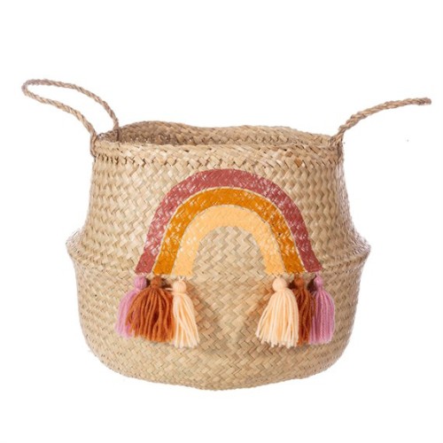 Earth Rainbow Belly Basket 40cm - BKT004 BC Earth Rainbow Belly Basket 40cm - BKT004 BC