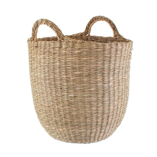 Woven Seagrass Storage Basket 37.5cm - BKT005 BC Woven Seagrass Storage Basket 37.5cm - BKT005 BC