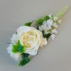 Loweswater Faux Flowers Hair Slide Cream - LOW004 Loweswater Faux Flowers Hair Slide Cream - LOW004