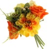 Megan Rose and Peony Bouquet Yellow and Orange - MEG001 BX22