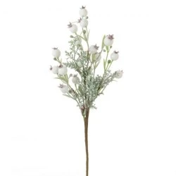 Artificial Snow Berries with Spruce Stem 45cm - X22064