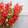 Artificial Christmas Berries Stem Red 63cm - X21086 BAY3A